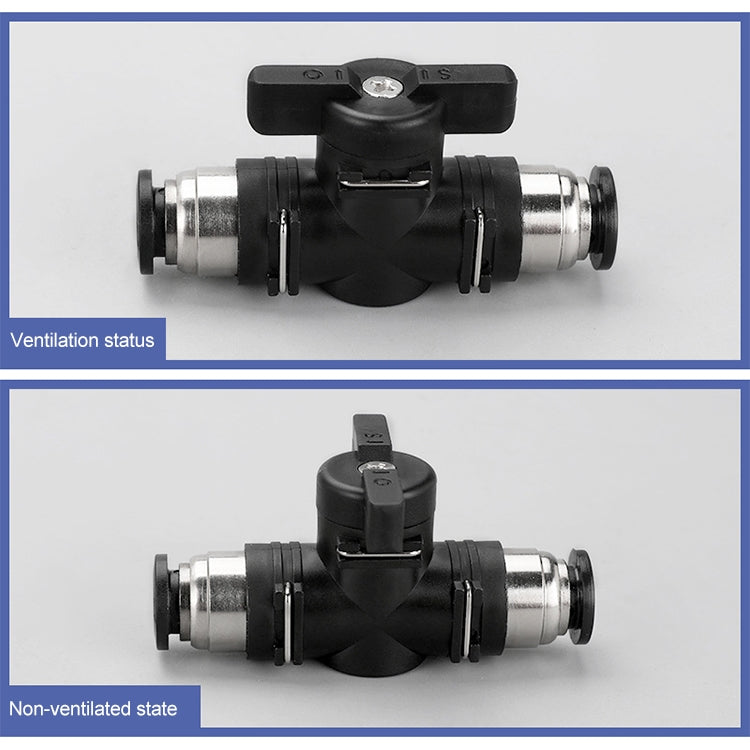 LAIZE Manual Valve Pneumatic Quick Fitting Connector