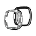 Double-Row Diamond Electroplating PC Watch Case