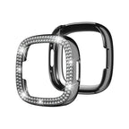 Double-Row Diamond Electroplating PC Watch Case