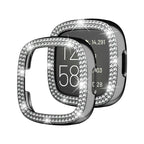 Double-Row Diamond Electroplating PC Watch Case