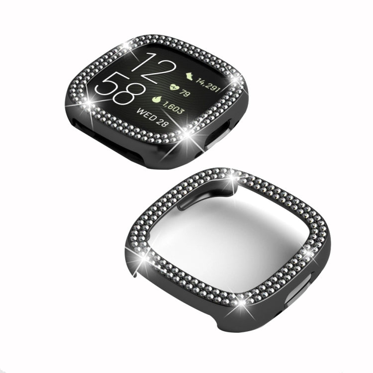 Double-Row Diamond Electroplating PC Watch Case