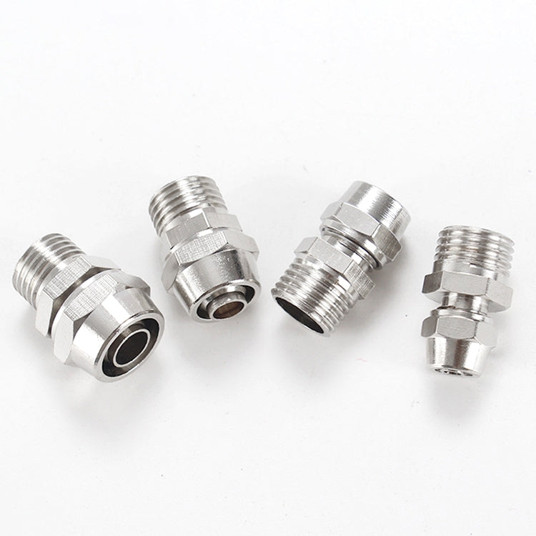 PC6-03 LAIZE 2pcs Nickel Plated Copper Pneumatic Quick Fitting Connector — PC4-01 (10pcs)