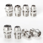 LAIZE Nickel Plated Copper Pneumatic Quick Fitting Connector — PC14-02