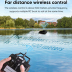 D12C Multi-function Intelligent Remote Control Nest Ship Fishing Bait Boat
