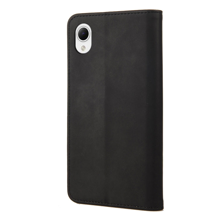 Skin Feel Splicing Leather Phone Case