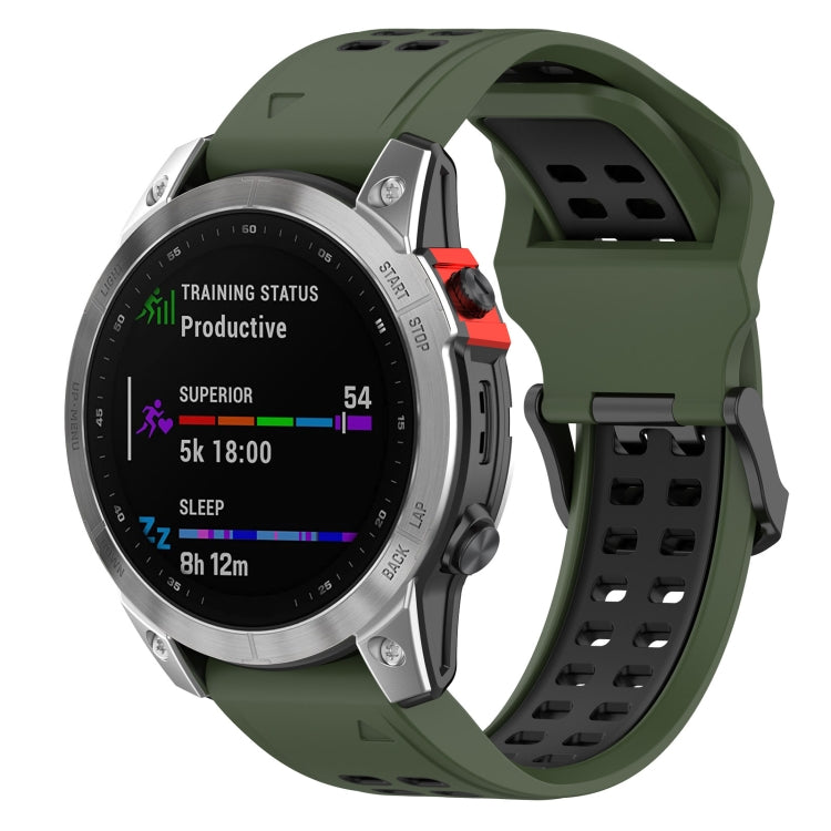 Quick Release Double Row Silicone Watch Band — view 19