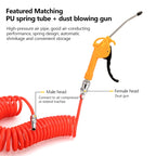 LAIZE Plastic AR-TS Blowing Handheld Compressor Air Blowing Dust Cleaning Gun — Short Nozzle