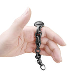 Corrugated Twist Chain Metal Watch Band