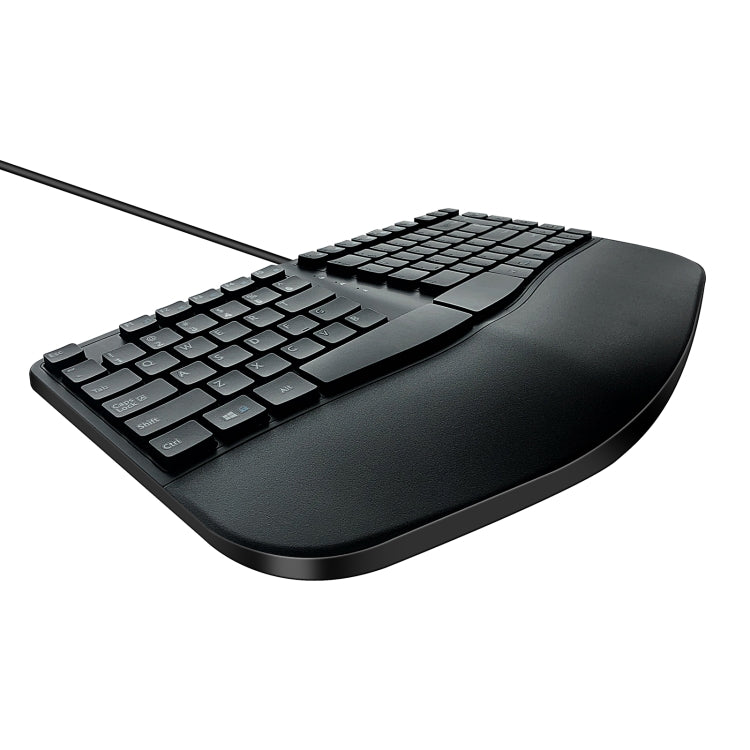 390B 87-key Ergonomic Split Wired Keyboard — view 2