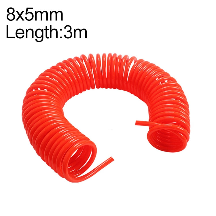 LAIZE Compressor Air Flexible PU Spring Tube without Connector, 8x5mm, 3m, without Connector, 8x5mm, 6m, without Connector, 8x5mm, 9m, without Connector, 8x5mm, 12m, without Connector, 8x5mm, 15m, without Connector, 10x6.5mm, 6m, without Connector     ...