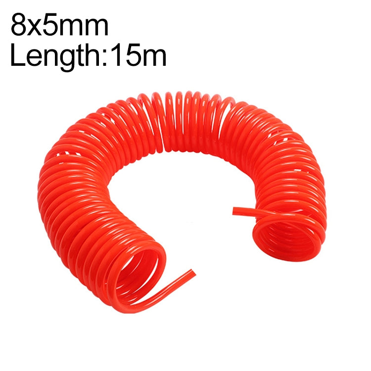 LAIZE Compressor Air Flexible PU Spring Tube without Connector, 8x5mm, 3m, without Connector, 8x5mm, 6m, without Connector, 8x5mm, 9m, without Connector, 8x5mm, 12m, without Connector, 8x5mm, 15m, without Connector, 10x6.5mm, 6m, without Connector     ...