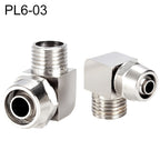 LAIZE Nickel Plated Copper Trachea Quick Fitting Lock Female Connector