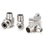 LAIZE Nickel Plated Copper Trachea Quick Fitting Lock Female Connector