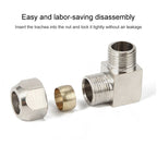 PL4-01 LAIZE Nickel Plated Copper Reducer Elbow Pneumatic Quick Fitting Connector — PL6-02