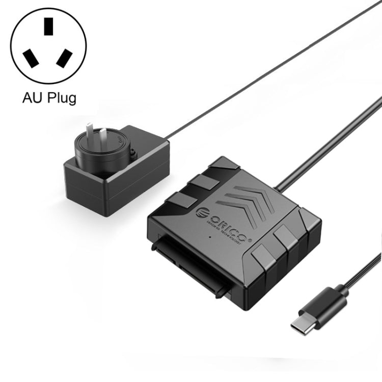 ORICO UTS1 Type-C / USB-C USB 3.0 2.5-inch SATA HDD Adapter with 12V 2A Power Adapter — 0.3m