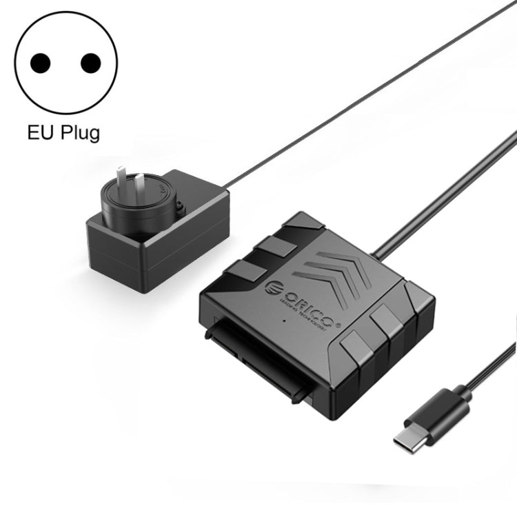 ORICO UTS1 Type-C / USB-C USB 3.0 2.5-inch SATA HDD Adapter with 12V 2A Power Adapter — AU Plug