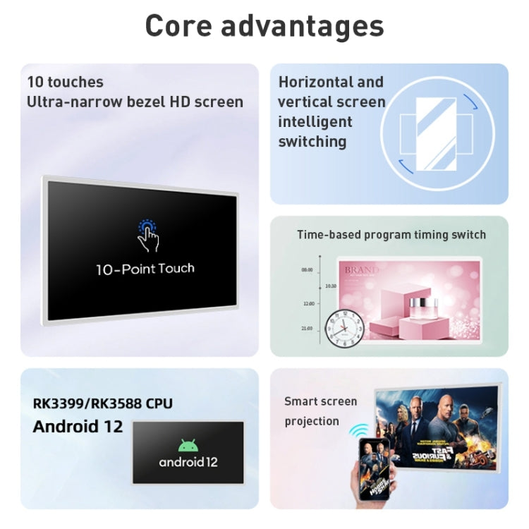 WF2185T 21.5 inch IPS Display Advertising Machine Android 13