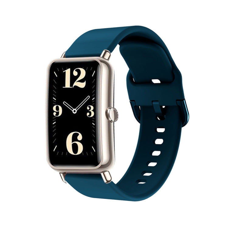 Color Buckle Silicone Watch Band — view 19