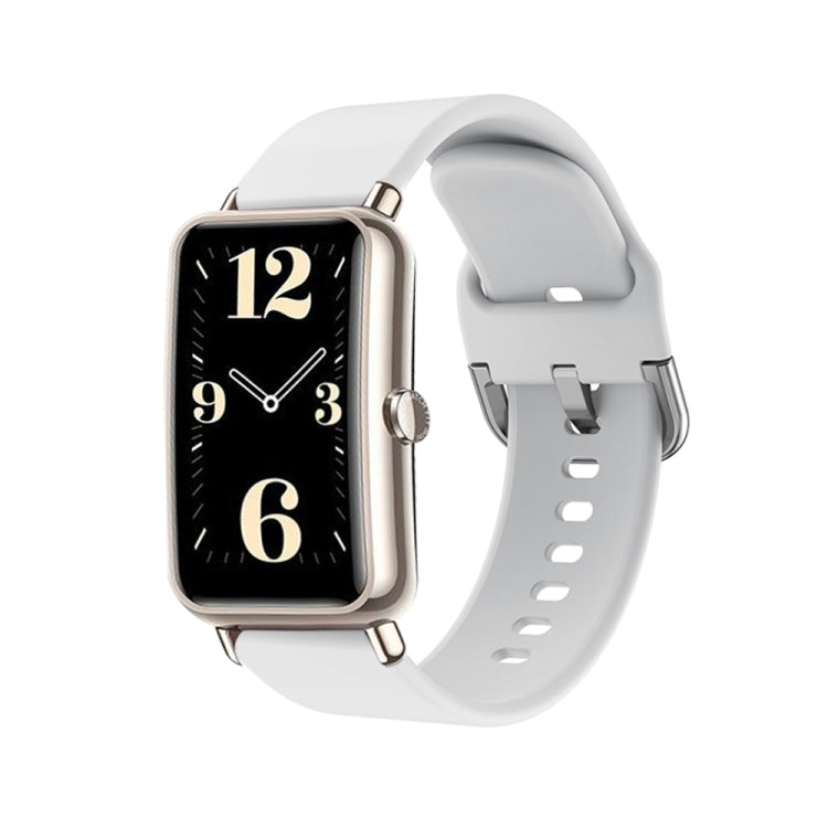 Color Buckle Silicone Watch Band — Pink
