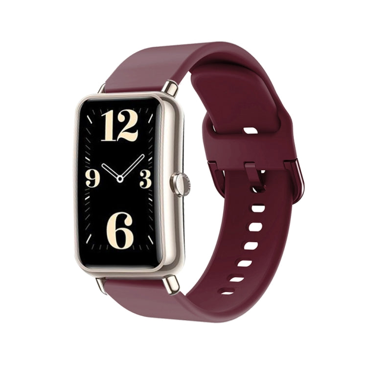 Color Buckle Silicone Watch Band — view 17