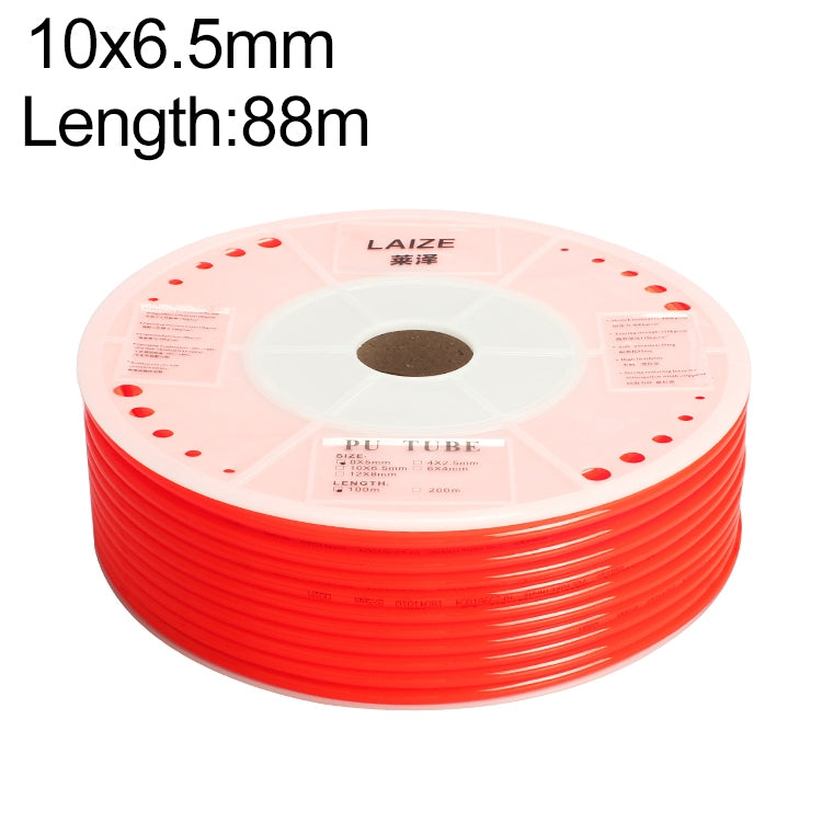 LAIZE Pneumatic Compressor Air Flexible PU Tube, 4x2.5mm, 160m, 4x2.5mm, 180m, 4x2.5mm, 200m, 6x4mm, 160m, 6x4mm, 180m, 6x4mm, 200m, 8x5mm, 80m, 8x5mm, 88m, 8x5mm, 100m, 10x6.5mm, 80m, 10x6.5mm, 88m, 10x6.5mm, 100m, 12x8mm, 80m, 12x8mm, 88m, 12x8mm