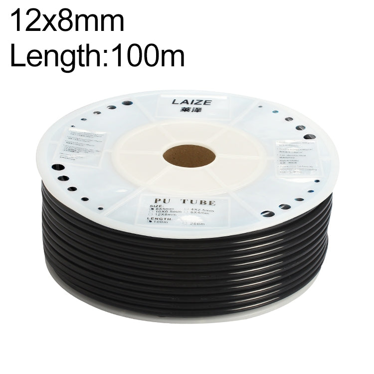 LAIZE Pneumatic Compressor Air Flexible PU Tube, 4x2.5mm, 160m, 4x2.5mm, 180m, 4x2.5mm, 200m, 6x4mm, 160m, 6x4mm, 180m, 6x4mm, 200m, 8x5mm, 80m, 8x5mm, 88m, 8x5mm, 100m, 10x6.5mm, 80m, 10x6.5mm, 88m, 10x6.5mm, 100m, 12x8mm, 80m, 12x8mm, 88m, 12x8mm