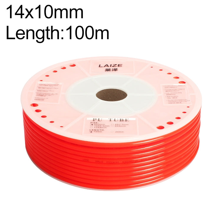 LAIZE Pneumatic Compressor Air Flexible PU Tube, 4x2.5mm, 160m, 4x2.5mm, 180m, 4x2.5mm, 200m, 6x4mm, 160m, 6x4mm, 180m, 6x4mm, 200m, 8x5mm, 80m, 8x5mm, 88m, 8x5mm, 100m, 10x6.5mm, 80m, 10x6.5mm, 88m, 10x6.5mm, 100m, 12x8mm, 80m, 12x8mm, 88m, 12x8mm