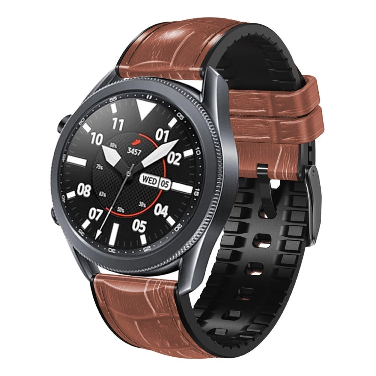 Bamboo Joint Texture Silicone Leather Watch Band — view 6