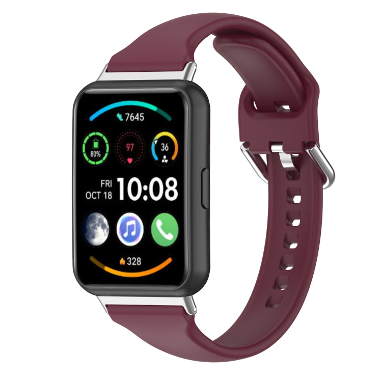 For Huawei Watch Fit 2 Small Waist Silicone Watch Band — view 22