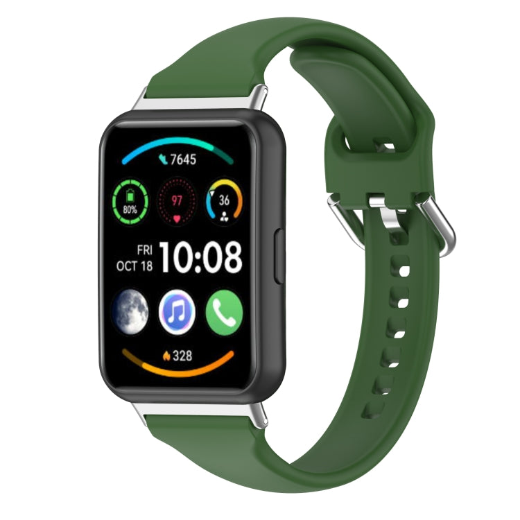 For Huawei Watch Fit 2 Small Waist Silicone Watch Band — view 24