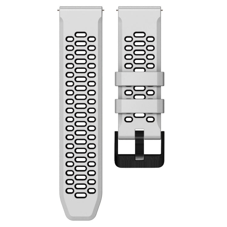 Three Rows Holes Silicone Watch Band