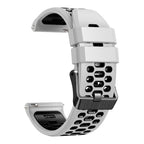 Three Rows Holes Silicone Watch Band