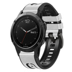 Quick Release Silicone Leather Watch Band
