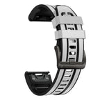 Quick Release Silicone Leather Watch Band