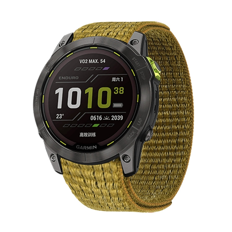 Hook And Loop Fastener Nylon Watch Band — Camouflage Blue