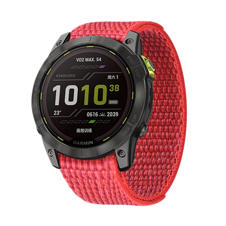 Hook And Loop Fastener Nylon Watch Band — Grey Camouflage
