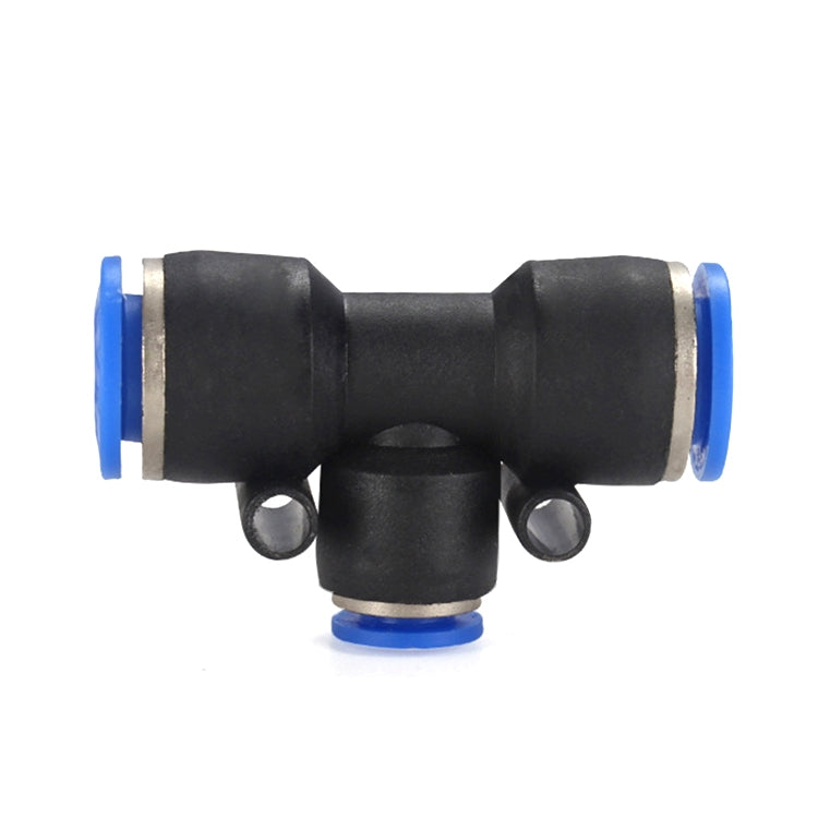 LAIZE 10pcs Plastic Y-type Tee Reducing Pneumatic Quick Fitting Connector — PEG8-4