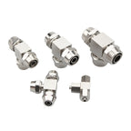 LAIZE Nickel Plated Copper Y-type Tee Pneumatic Quick Connector — PE-4