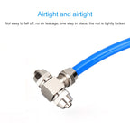 LAIZE Nickel Plated Copper Y-type Tee Pneumatic Quick Connector — PE-8