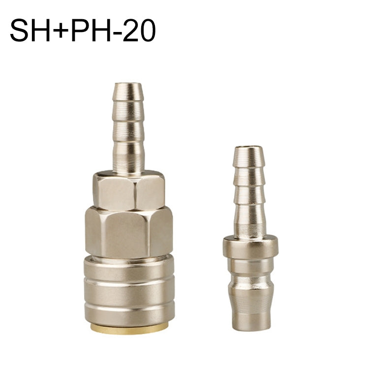 10pcs C-type Self-lock Pneumatic Quick Fitting Connector — SM+PM-40