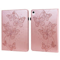 Embossed Butterfly Leather Tablet Case