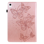 Embossed Butterfly Leather Tablet Case
