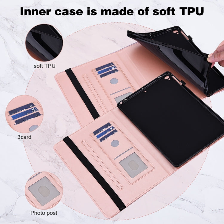 Embossed Butterfly Leather Tablet Case