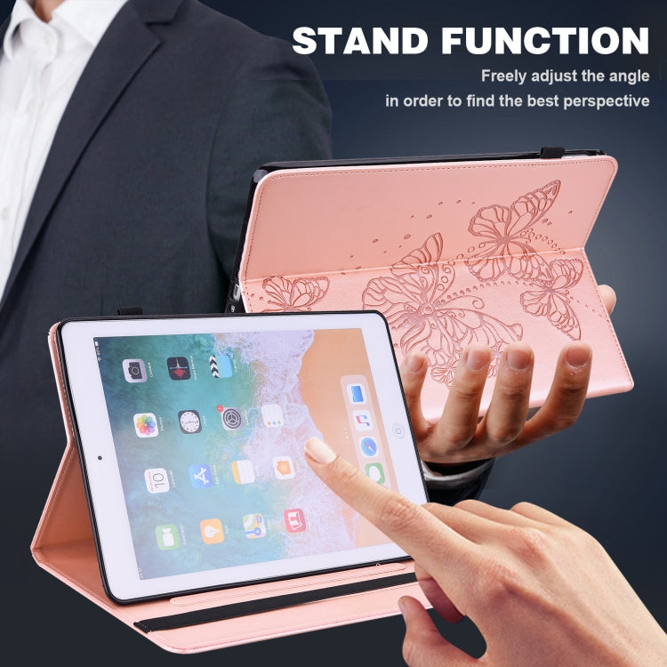Embossed Butterfly Leather Tablet Case