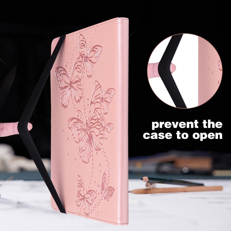 Embossed Butterfly Leather Tablet Case