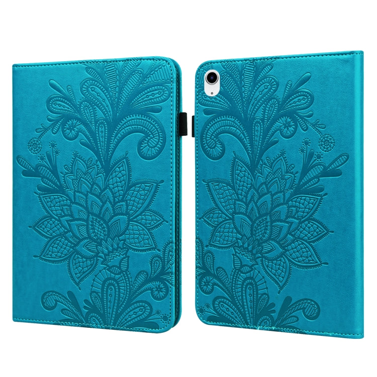 Lace Flower Embossing Pattern Leather Tablet Case