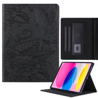 Butterfly Love Flower Embossed Leather Smart Tablet Case