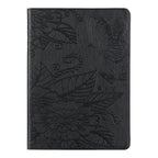 Butterfly Love Flower Embossed Leather Smart Tablet Case