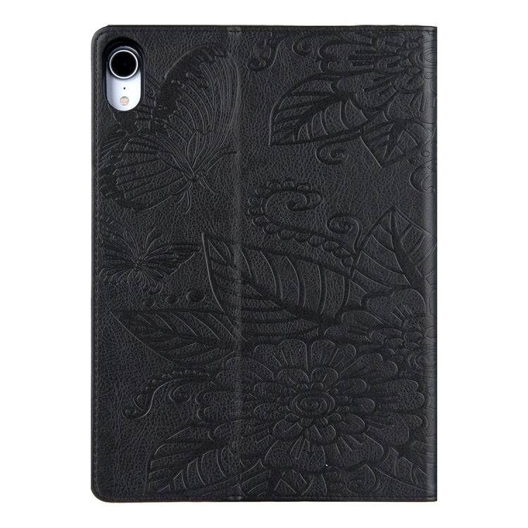 Butterfly Love Flower Embossed Leather Smart Tablet Case