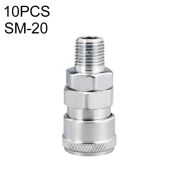 10pcs C-type Self-lock Air Tube Pneumatic Quick Fitting Connector — SP-40